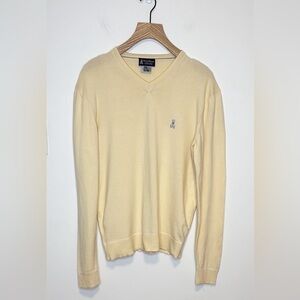 Psycho Bunny v-neck sweater , sz medium